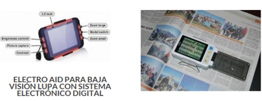 Ayudas Electrónicas para Baja Visión